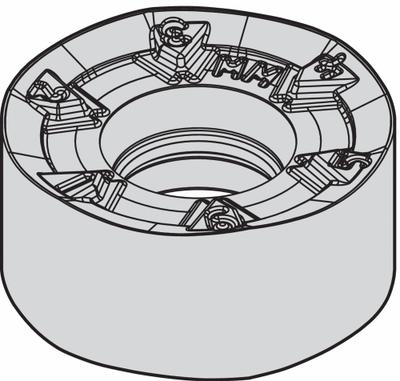 WIDIA Round Milling Insert: RNGJ1204M0SMM (MPN 5123868) - Round (R) Indexable Milling Inserts