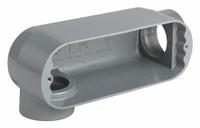 Conduit Outlet Body: Aluminum, 2 1/2 in Trade Size, LR Body, 142 cu in Body Capacity, Threaded Hub (MPN OLR-7). Key specifications — Finish: Powder Coated; Includes: Set Screw Hubs; For Use With: IMC; Brand: HUBBELL KILLARK; Hub Style: Threaded; Mfr. Series: O.