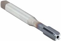 OSG Straight Flute Tap: 1/4"-20 UNC, H5 / 2B-3B, 4 Flute, Bottoming Chamfer, V Coated Powdered Metal (MPN 1005300208)