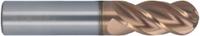 CLEVELAND Ball End Mill: Carbide, T-Max Coated, 7 Flute, 5/16" Mill Dia, 13/16" LOC, 2-1/2" OAL (MPN C70911)