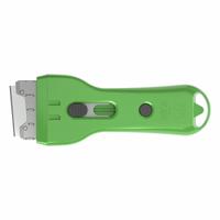 RITEKNIFE Scraper: Bld. Mat. Carbon Steel, Hdl. Mat. Plastic, Stiff, Straight Bld. Shape (MPN SL 100). Key specifications — attr1004902: RITEKNIFE; attr1016211: B.SL.R.3843; attr1012057: Full; attr1014703: Plastic; attr1017570: Standard End; attr1029655: Straight; attr1034073: Straight.