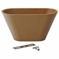 JAY R. SMITH MFG. CO Sanitary Drain: 6 in Overall Wd, 4 1/2 in Overall Ht, Cast Iron, Duco Coated (MPN 3591). Key specifications — Material: Cast Iron; Connection Type: Screw; Brand: JAY R. SMITH MFG. CO; Color: Yellow.
