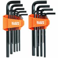 KLEIN TOOLS: 16 or More Pieces, L, Metric and SAE, Std End, Long, 22 Pieces, Caddy, Black Phosphate (MPN LS22). Key specifications — attr1205554: KLEIN TOOLS; attr1205568: Black Phosphate; attr1293176: 16 or More Pieces.