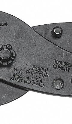 CRESCENT H.K. PORTER Cutterhead: 2H089 (MPN 8613FH). Key specifications — attr324789: CRESCENT H.K. PORTER; attr308394: 2H089.