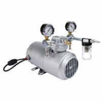 GAST Piston Air Compressor: 0.166 hp, 1 Phase, 115V AC, 100 psi Max Continuous Pressure, 1.31 cfm (MPN 1HAB-25-M100X). Key specifications — attr50761: 115V AC; attr50712: GAST; attr51763: 1.