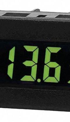 RED LION Voltage Meter: 1,999 Display Span - Min, -1,999 Display Span - Max, 28 V AC, CUB4V010, CUB4. Key specifications — Manufacturer Part Number: CUB4V010; Accuracy: +/-0.1%; Digital Display Screen Type: LCD; Includes: Mounting Clip; NEMA Enclosure Rating: 4X; Product Type: Voltage Meter; Series: CUB4; Terminal Connection Type: Screw Clamp.