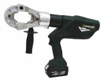 GREENLEE Cordless Crimping Tool: 18 V, Die Head, 1,500 kcmil Max Copper, For P/U Dies, Latching Head (MPN EK1550FLX11). Key specifications — attr532196: Yes; attr557685: 8 AWG; attr557684: 6 AWG; attr557683: 1,500 kcmil; attr557682: 1,250 kcmil; attr532165: Makita 18V LXT; attr532179: Bare Tool; attr532210: Gator.