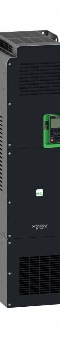 SCHNEIDER Variable Speed Drive: In Phase Three, 380-480V AC, Out Phase Three, 125 hp_150 hp, IP21 (MPN ATV630C11N4US). Key specifications — Style: Chassis; Color: Black/Green; Output Voltage: 380-480V AC; Output Phase: Three.