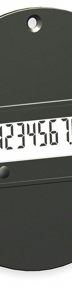 TRUMETER Hour Meter: Hour Meters, Front Panel Mounting, Digital, 10 V AC/DC – 300 V AC/DC, CE/CUL/UL (MPN 3410-1000). Key specifications — Mounting Style: Flange; Standards: CE; Bezel Face Shape: Round; Hour Unit Increment: Tenth; NEMA Enclosure Rating: 4; Brand: TRUMETER; Manufacturer Part Number: 3410-1000; Meter Type_Broad: Digital.