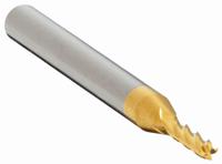 APPROVED VENDOR Square End Mill: Carbide, TiN Coated, 4 Flute, 1/32" Mill Dia, 1/8" LOC, 1-1/2" OAL (MPN 206-001002)