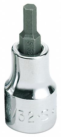 SK PROFESSIONAL TOOLS Socket: 3/8 in Drive Size, Hex Tip, 5/32 in Tip Size, 1 49/64 in Overall Lg (MPN 41207). Key specifications — attr1204765: Replaceable Insert; attr1204767: SK PROFESSIONAL TOOLS.