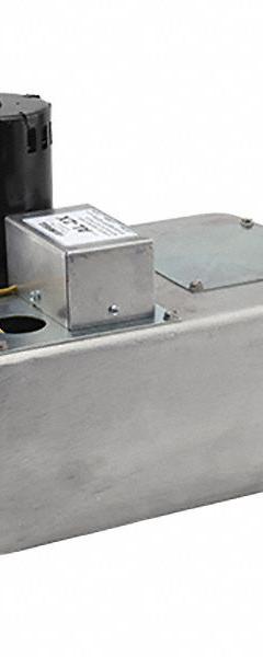 HARTELL Condensate Removal Pump: 230V AC, 2 gal Tank, 1/8 hp, 3.33 gpm, 20 ft Max. Head (MPN AL2-X230). Key specifications   — Nameplate Voltage: 230V AC; Brand: HARTELL; Included Accessories: Safety Switch; Plenum Rated: No.