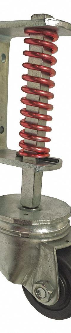 PAYSON CASTERS, INC Side Mount Caster: Swivel, Rubber, 3 in Wheel Dia., 1 7/8 in Wheel Wd, Steel (MPN 882-3PJ). Key specifications — Wheel Bearing Type: Plain; Brand: PAYSON CASTERS, INC.