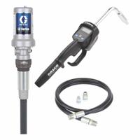 GRACO Air Drum Pump: Pump w/ Drum Mounting Bracket, Discharge Hose, Nozzle & Meter, 5:1 (MPN 24H965). Key specifications — Brand: GRACO.