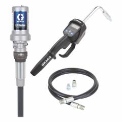 GRACO Air Drum Pump: Pump w/ Drum Mounting Bracket, Discharge Hose, Nozzle & Meter, 5:1 (MPN 24H965). Key specifications — Brand: GRACO.