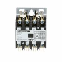 SQUARE D Definite Purpose Magnetic Contactor: 4 Poles, 208-240V AC, 30 A, Non-Reversing (MPN 8910DPA34V09). Key specifications — Brand: SQUARE D; Coil Voltage: 220/208-240V AC; Contactor Style: HVACR Definite Purpose Contactor; Terminal Connection Type: Quick-Disconnect Terminals; Maximum Voltage Rating: 600V AC; Series: 8910 Series Type DPA; Phase: Three; Main Pole Contact Form: 4NO.