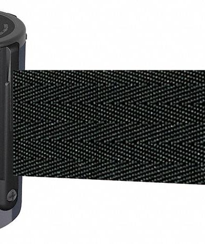 TENSABARRIER Retractable Belt Barrier: Fixed Mounting Plate - Wall-Mount Retractable Belt Barriers