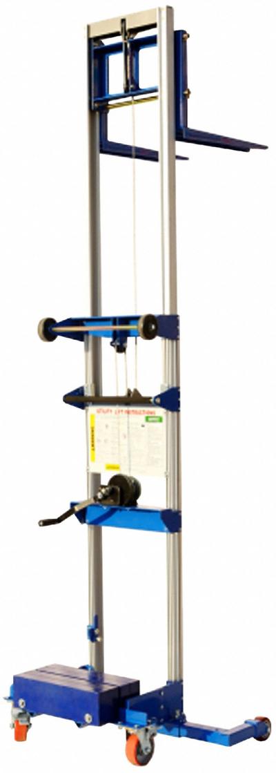 BALLYMORE Counterbalanced Stacker: 500 lb, 22 1/2 in L x 4 1/8 in W Fork, Fixed Invertible - Counterbalanced Stackers