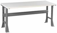 TENNSCO Workbench: Fixed Ht, Laminate, 72 in x 30 in, 4,000 lb Overall Load Capacity, Gray (MPN WB-1-3072P). Key specifications — Brand: TENNSCO.