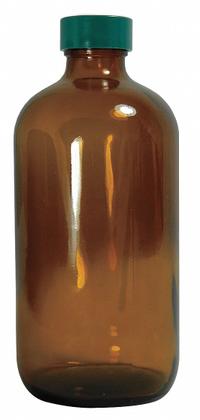 QORPAK Sampling Bottle: 480 mL, Amber, 28-400, Urea, 60, Polyethylene/PTFE, Type III (MPN GLC-01974). Key specifications — attr1370730: Amber; attr1370762: None; attr1370763: Soda Lime Glass; attr1370766: QORPAK; attr1370767: 28-400; attr1370776: No; attr1370779: Type III; attr1389381: Attached.