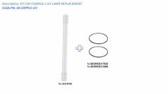 ELGA Flex UV Lamp Replacement Kit: SK-CSPPC1-UV. Key specifications — Brand: ELGA; Manufacturer Part Number: SK-CSPPC1-UV; Product Type: Flex UV Lamp Replacement Kit.