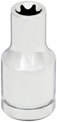 WESTWARD Socket: 1/4 in Drive Size, E7 Socket Size, External Torx, Std, Chrome, Not Tether Capable (MPN 20HX23). Key specifications — attr1206049: WESTWARD; attr1206024: Chrome.