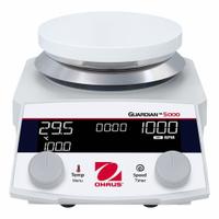 OHAUS Hot Plate Stirrer: US Std Plug Type, 1 Positions, Round, Hot Plate Stirrer, Digital (MPN e-G52HSRDA 100-120V). Key specifications — attr1025312: OHAUS; attr1025316: Digital; attr1025320: Yes; attr1025333: Ceramic Coated Aluminum; attr1025337: Hot Plate Stirrer; attr1029342: Hot Plate Stirrer; attr1029343: Yes; attr1071280: 100-120V AC.