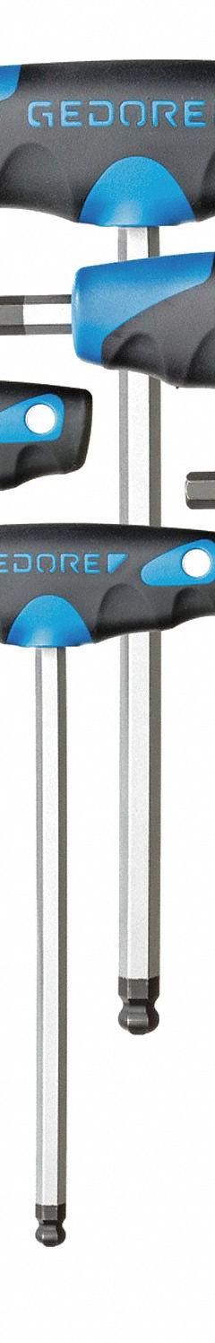 GEDORE Hex Key Set: 6 - 10 Pieces, V-Series/Journeyman/Husky/Professional, T, Metric, Long, 6 Pieces (MPN DT 2142-06). Key specifications — attr1205553: Not Tether Capable; attr1205554: GEDORE; attr1205568: Chrome; attr1293176: 6 - 10 Pieces.