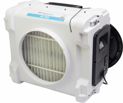 MEDICLEAN Air Scrubber: Polypropylene, Particulate Filtration, 875 sq ft Max Coverage Area - Lightweight Aluminum Negative Air Machines