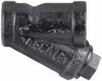 KECKLEY Y Strainer: 3/8 in, NPT, Mesh, 0.034 in Screen Size, Cast Iron, Graphite, 3 1/4 in Ht (MPN 3/83THY-CIM20M34-FTI-B7). Key specifications — Brand: KECKLEY; Seal Material: Graphite; Manufacturer Part Number: 3/83THY-CIM20M34-FTI-B7; Screen Material: 304 Stainless Steel.
