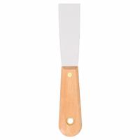 WESTWARD Scraper: Bld. Mat. Carbon Steel, Hdl. Mat. Wood, Stiff, Tapered Bld. Shape (MPN 13A670). Key specifications — attr1004902: WESTWARD; attr1012057: Full; attr1014703: Wood; attr1017570: Standard End; attr1029655: Straight; attr1034073: Straight.