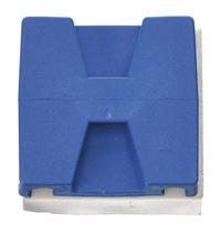 TY-RAP Metal Detectable Cable Tie Mount: 0.19 in Slot Wd, 0.21 in Slot Ht, Blue, 1.13 in Wd, 100 PK (MPN TC5342A-NDT). Key specifications — For Use With: Cable Ties Up To 50 lb Tensile Strength; Size: 1.13 in L x 1.13 in W x 0.25 in H; Color: Blue; Brand: TY-RAP.
