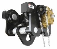 DAYTON Geared Trolley: Geared, 40,000 lb Max Hoist Load Capacity (MPN OZ20GBT). Key specifications — For Beam Shape: Tapered; Trolley Frame Material: Steel.