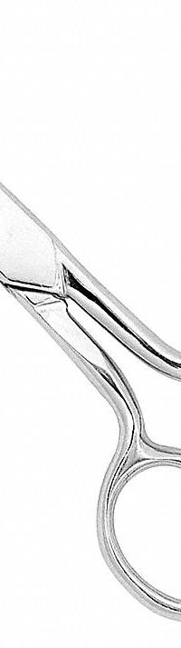 CLAUSS Scissors: Ambidextrous, 4 in Overall Lg, Straight, Steel, Pointed, Silver, Multipurpose (MPN 12250). Key specifications — attr308500: Steel; attr308502: Silver; attr308505: Ambidextrous; attr308522: Multipurpose; attr324896: CLAUSS.