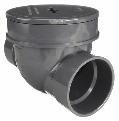 SPEARS Backwater Valve: 3 in Pipe Size, Socket, PVC, PVC - Backwater Valves