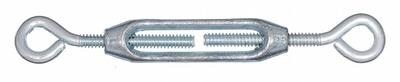 PEERLESS CHAIN Turnbuckle: Carbon Steel, Galvanized, 400 lb Working Load Limit, UNC - Eye Turnbuckle Assemblies