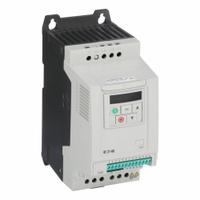 EATON Variable Frequency Drive: In Phase Three, Out Phase Three, 5 hp, 9.5 A Output Current - Max (MPN DA1-349D5FB-A20C). Key specifications — Style: Advanced MicroDrive; Color: White; Output Phase: Three.