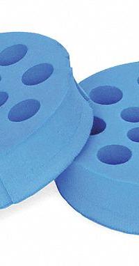 OHAUS Holder for 20 to 25mm Tubes: 1 in Overall Lg, 3/4 in Overall Wd, Holder, Foam, 8 Tubes Held (MPN 30400231). Key specifications — Brand: OHAUS; Material: Foam; Product Type: Holder.