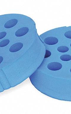 OHAUS Holder for 20 to 25mm Tubes: 1 in Overall Lg, 3/4 in Overall Wd, Holder, Foam, 8 Tubes Held (MPN 30400231). Key specifications — Brand: OHAUS; Material: Foam; Product Type: Holder.