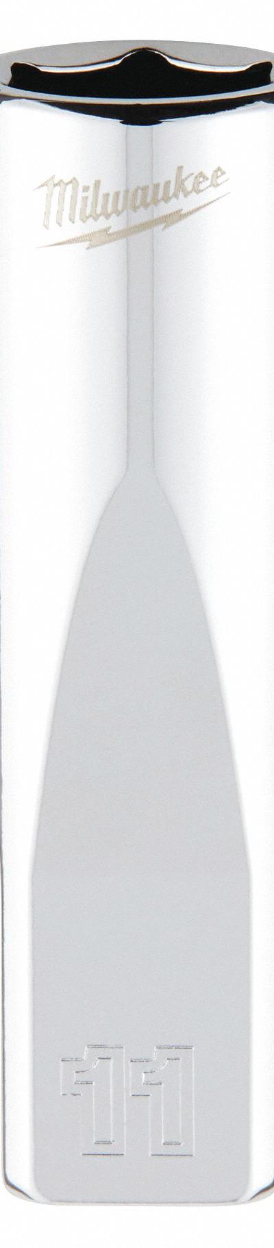 MILWAUKEE Deep Well Socket: Metric - Anti-Roll Hand Sockets