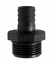 PIUSI Fitting: Coupling, Plastic, 1 in BSP, 90° Outlet Angle, EPDM, 104°F Max. Fluid Temp. (MPN F16433000). Key specifications — Product Type: Coupling; Body Material: Plastic; Compatible Manufacturer Model Number: F00201A5J; Brand: PIUSI.