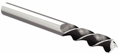 WIDIA HANITA Square End Mill: Carbide, 3 Flute, 1/4" Mill Dia, 3/4" LOC - Fast-Cutting Carbide Square End Mills for Aluminum
