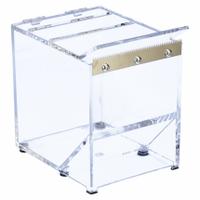 Parafilm Dispenser: Acrylic, 6 7/8 in Overall Lg, 4 7/8 in Overall Wd, Clear (MPN HS234524). Key specifications — Brand: HEATHROW SCIENTIFIC; Product Type: Parafilm Dispenser; Color: Clear; Material: Acrylic.