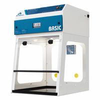AIR SCIENCE Ductless Fume Hood: Purair BASIC, 24 in Overall Wd, 35 in Overall Ht, 27 in Overall Dp (MPN P5-24-XT-A). Key specifications — Assembly: Partially Assembled; Brand: AIR SCIENCE; Base/Stand Included Input: No (Required); Base/Stand Included: No (Required); Blower Included: Yes; Work Surface Included: No (Required).