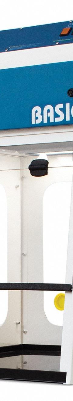 AIR SCIENCE Ductless Fume Hood: Purair BASIC, 24 in Overall Wd, 35 in Overall Ht, 27 in Overall Dp (MPN P5-24-XT-A). Key specifications — Assembly: Partially Assembled; Brand: AIR SCIENCE; Base/Stand Included Input: No (Required); Base/Stand Included: No (Required); Blower Included: Yes; Work Surface Included: No (Required).