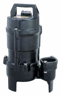 TSURUMI Sewage Ejector Pump: Cast Iron, Single Phase, 1/2 hp, 115V AC, 1 3/8 in Max. Dia. Solids, UT (MPN 50UT2.4S). Key specifications — Rated Voltage: 115V AC; Hazardous Location Class: Not Rated; Brand: TSURUMI; Discharge Orientation: Vertical; Switch: Not Included.