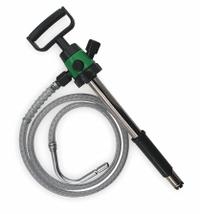OILSAFE Hand Pump: Piston Action, Pump with Hose, Nozzle & Spout, ABS/Stainless Steel Housing, 5 ft (MPN 102305). Key specifications — Brand: OILSAFE; Housing Material: ABS/Stainless Steel; Maximum Flow Rate: 12 oz per stroke; Suction Tube Material: SS; Seal Material: Viton.