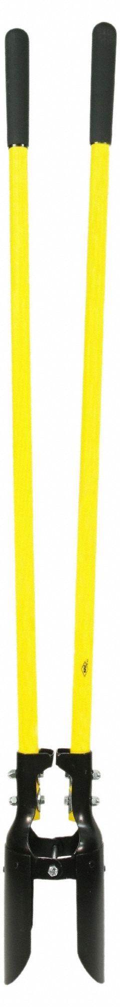 NUPLA Manual Post Hole Digger: Fiberglass Handle Material, 48 in Handle Lg, Straight Handle (MPN 6894150). Key specifications — Blade Material: Steel; Handle Material: Fiberglass; Brand: NUPLA.