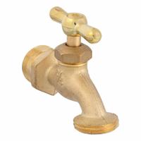APPROVED VENDOR Hose Bibb: Tee, Brass, Brass, Zinc, 3/4 in Inlet Connection Size, NPT (MPN 103-004NL). Key specifications — Brand: APPROVED VENDOR; Design: Standard; Body Material: Brass; Handle Material: Zinc; Color/Finish: Brass; Handle Type: Tee; Inlet Connection Type: NPT; Product Type: Hose Bibb.