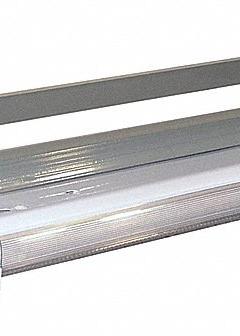 PRO-LINE Overhead Light/Frame: 54 1/2 in Overall Wd, 24 in Overall Dp, Steel (MPN OLF60-A31). Key specifications — Frame Color: Gray; Product Type: Overhead Task Light.